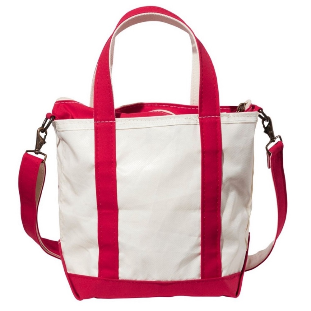 L.L.Bean Limited Edition Fenway Tarp Crossbody Tote - Picture 2 of 5